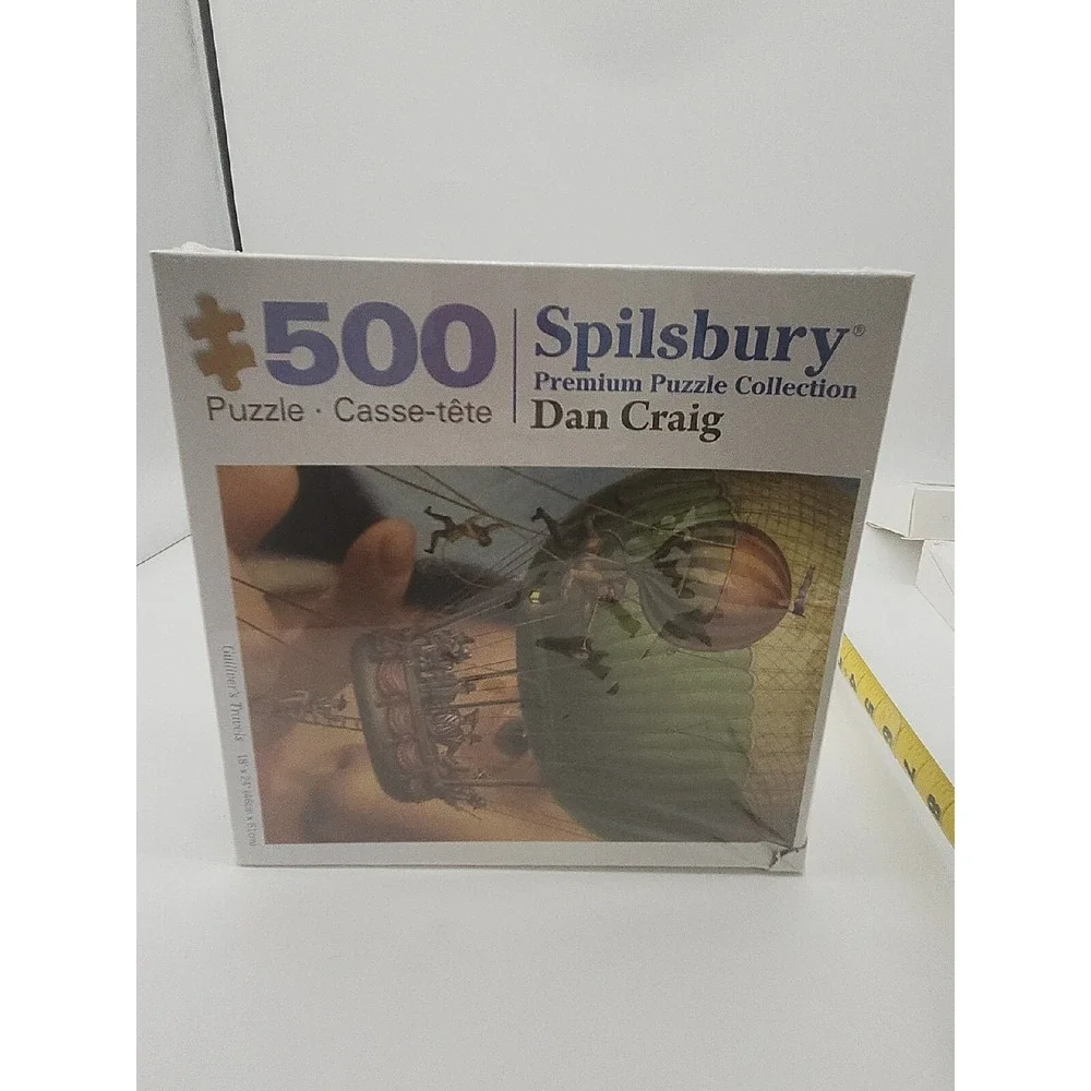 500 Large Piece Puzzle Spilsbury Gulliver's Travel Art Dan Craig 2021 18x24